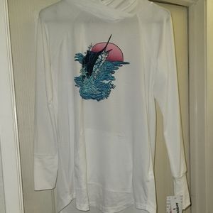 NWT, LuLaRoe S Amber: White with Graphic